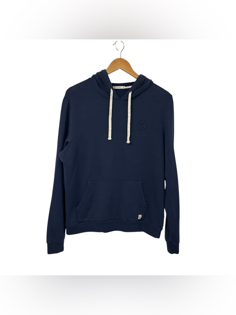 Marine Layer NADEL Mens Sunset Pullover Hoodie Sz XL Large Navy Blue